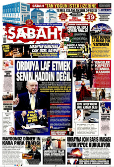 SABAH 27 Şubat 2025 gazete manşeti