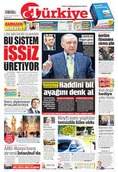 TÜRKİYE GAZETESİ 27 Şubat 2025 gazete manşeti