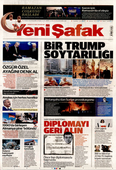 YENİ ŞAFAK 27 Şubat 2025 gazete manşeti