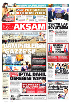 AKŞAM 27 Şubat 2025 gazete manşeti
