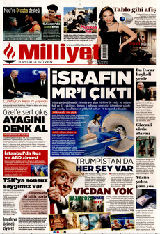 MİLLİYET 27 Şubat 2025 gazete manşeti