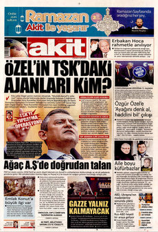 YENİ AKİT 27 Şubat 2025 gazete manşeti