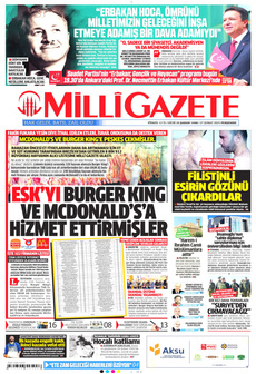 MİLLİ GAZETE 27 Şubat 2025 gazete manşeti