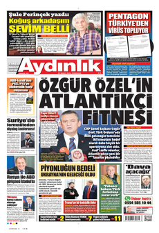 AYDINLIK GAZETESİ 27 Şubat 2025 gazete manşeti