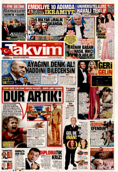 TAKVİM 27 Şubat 2025 gazete manşeti
