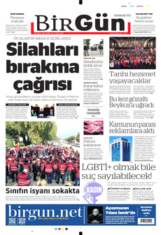 BİRGÜN 28 Şubat 2025 gazete manşeti