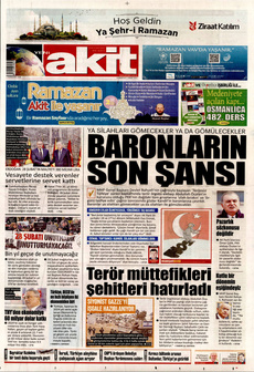 YENİ AKİT 1 Mart 2025 gazete manşeti