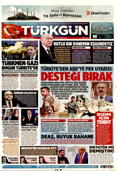 TÜRKGÜN 1 Mart 2025 gazete manşeti