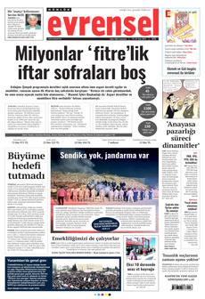 EVRENSEL 1 Mart 2025 gazete manşeti