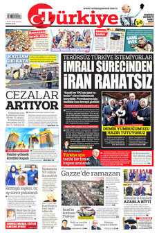 TÜRKİYE GAZETESİ 2 Mart 2025 gazete manşeti