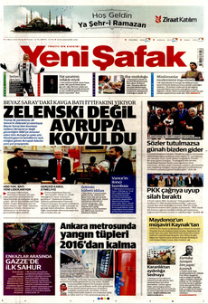 YENİ ŞAFAK 2 Mart 2025 gazete manşeti