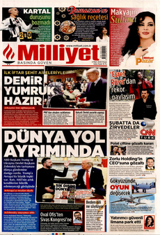 MİLLİYET 2 Mart 2025 gazete manşeti