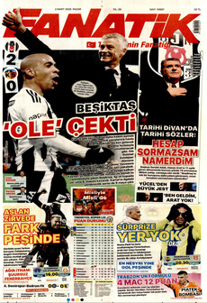 FANATİK 2 Mart 2025 gazete manşeti