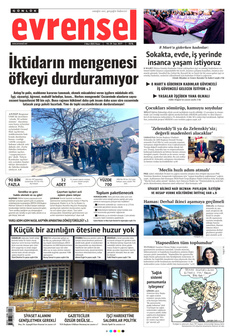 EVRENSEL 2 Mart 2025 gazete manşeti