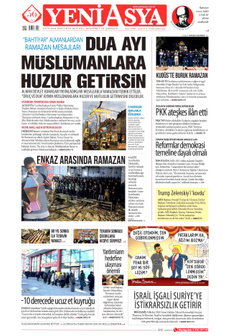 YENİ ASYA 2 Mart 2025 gazete manşeti