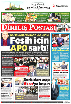 DİRİLİŞ POSTASI 2 Mart 2025 gazete manşeti