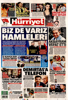 HÜRRİYET 3 Mart 2025 gazete manşeti
