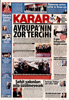 KARAR 3 Mart 2025 gazete manşeti