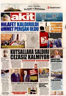 YENİ AKİT 3 Mart 2025 gazete manşeti