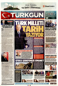 TÜRKGÜN 3 Mart 2025 gazete manşeti
