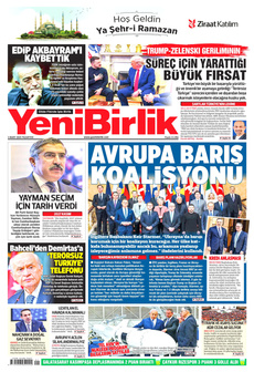 YENİBİRLİK 3 Mart 2025 gazete manşeti