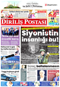 DİRİLİŞ POSTASI 3 Mart 2025 gazete manşeti