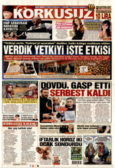 KORKUSUZ 3 Mart 2025 gazete manşeti
