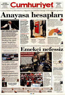 CUMHURİYET 4 Mart 2025 gazete manşeti