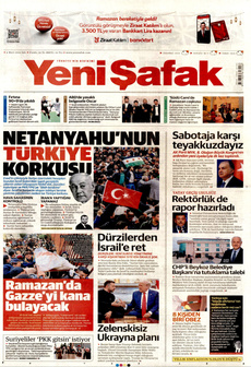 YENİ ŞAFAK 4 Mart 2025 gazete manşeti