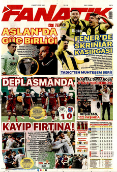 FANATİK 4 Mart 2025 gazete manşeti
