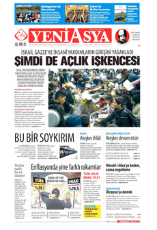 YENİ ASYA 4 Mart 2025 gazete manşeti
