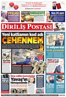 DİRİLİŞ POSTASI 4 Mart 2025 gazete manşeti