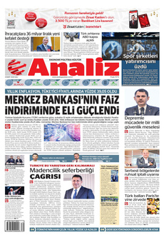 ANALİZ 4 Mart 2025 gazete manşeti