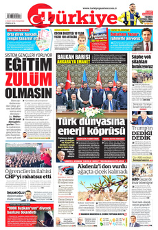 TÜRKİYE GAZETESİ 6 Mart 2025 gazete manşeti
