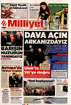 MİLLİYET 6 Mart 2025 gazete manşeti