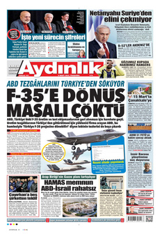 AYDINLIK GAZETESİ 6 Mart 2025 gazete manşeti