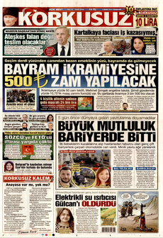 KORKUSUZ 6 Mart 2025 gazete manşeti