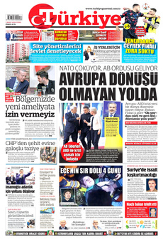 TÜRKİYE GAZETESİ 7 Mart 2025 gazete manşeti
