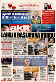 YENİ AKİT 7 Mart 2025 gazete manşeti