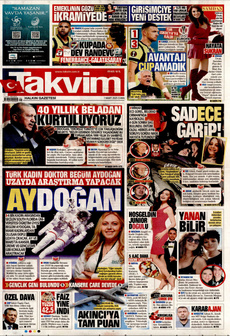 TAKVİM 7 Mart 2025 gazete manşeti