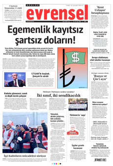 EVRENSEL 7 Mart 2025 gazete manşeti