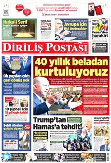 DİRİLİŞ POSTASI 7 Mart 2025 gazete manşeti