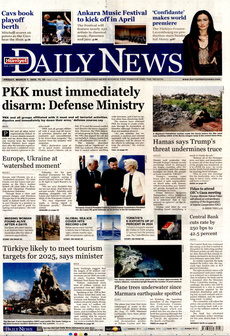 HÜRRİYET DAİLY NEWS 7 Mart 2025 gazete manşeti