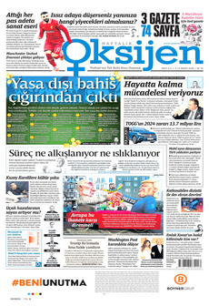 OKSİJEN 7 Mart 2025 gazete manşeti