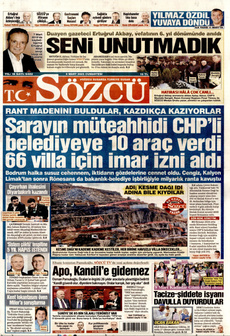 SÖZCÜ 8 Mart 2025 gazete manşeti