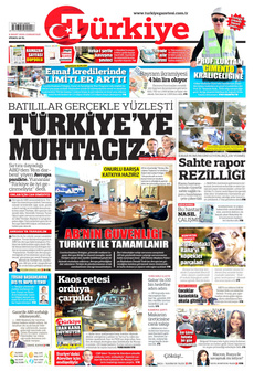 TÜRKİYE GAZETESİ 8 Mart 2025 gazete manşeti
