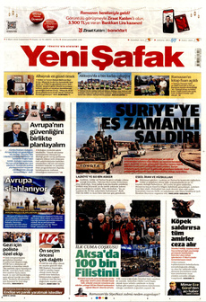 YENİ ŞAFAK 8 Mart 2025 gazete manşeti