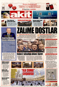 YENİ AKİT 8 Mart 2025 gazete manşeti
