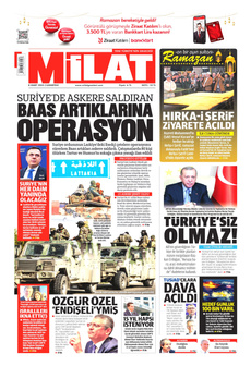 MİLAT 8 Mart 2025 gazete manşeti