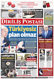 DİRİLİŞ POSTASI 8 Mart 2025 gazete manşeti